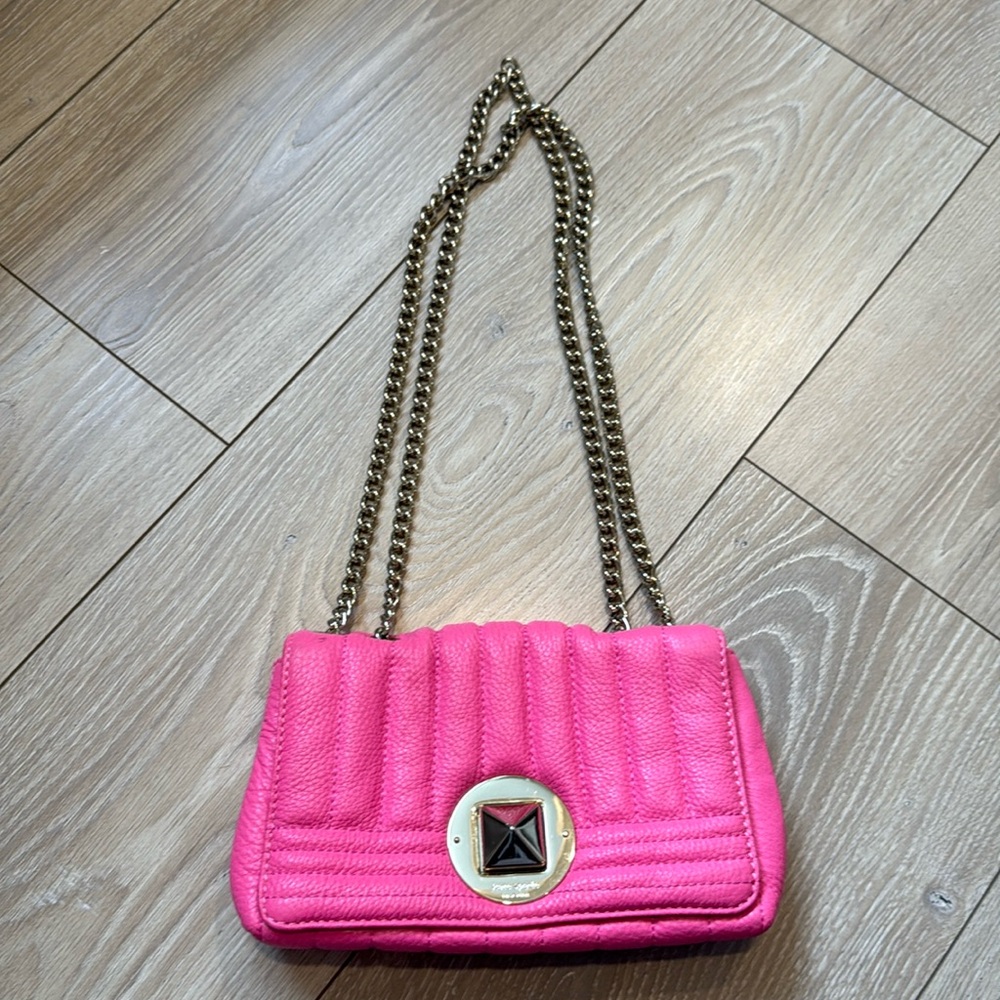Kate Spade Pink Gold Coast Lily Bag